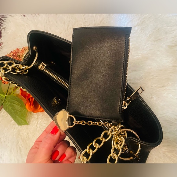 NWOT Marc New York Black and Gold Purse with Floral Wallet - Picture 3 of 5